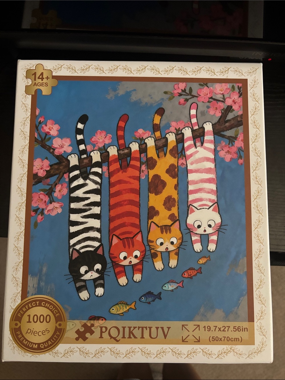 Four Kittens 1000 piece jigsaw puzzle